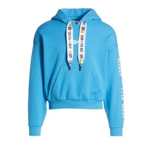 Reebok x Pyer Moss Cotton Hoodie Sweatshirt Blue Men’s XL $180.